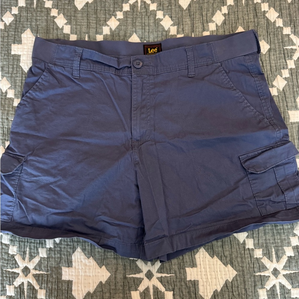 Lee Men's Navy Cargo Shorts